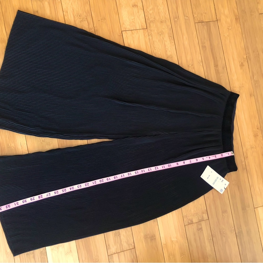 Zara black wide leg pants XS NWT